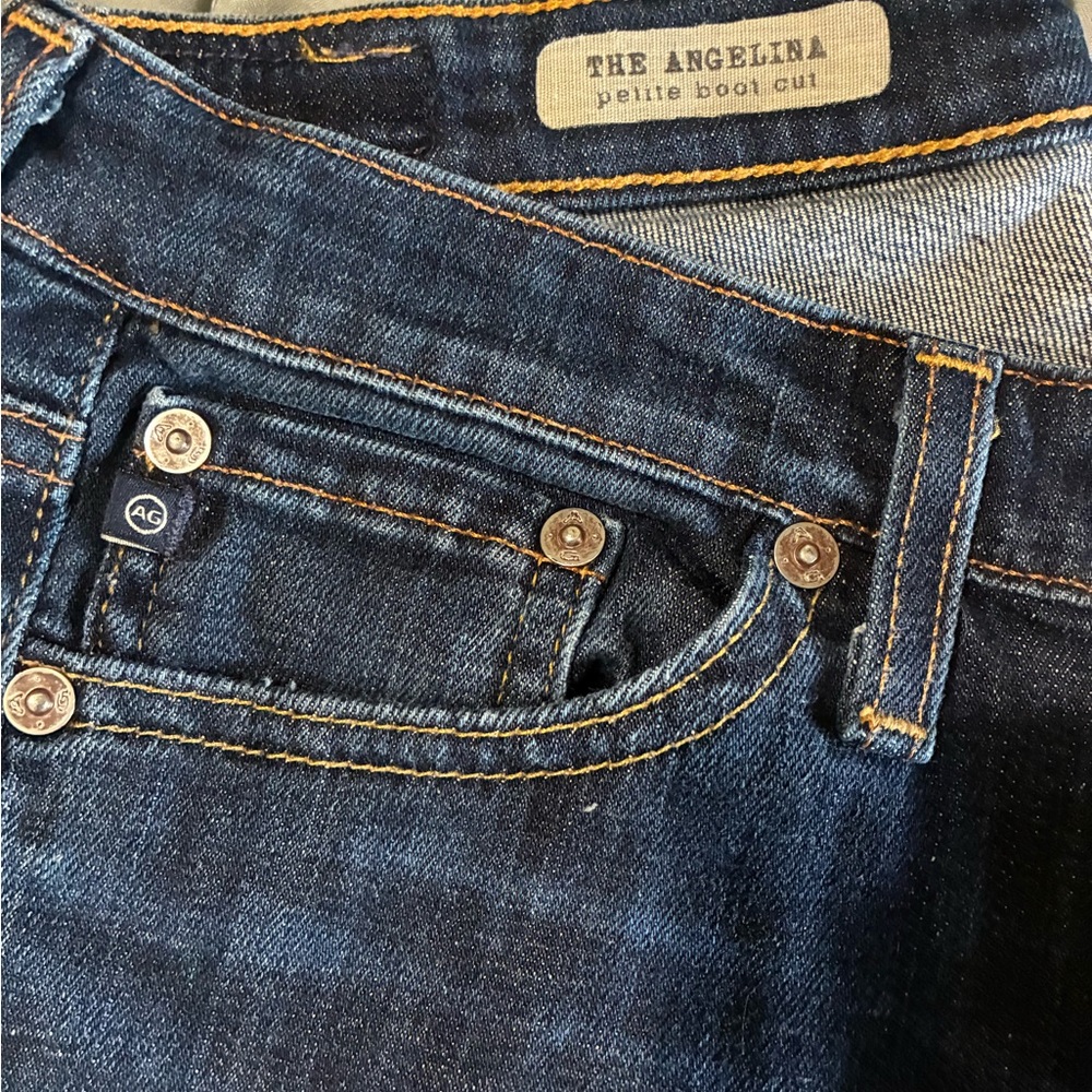 AG Adriano Goldschmied Dark Blue Bootcut Jeans
